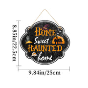 Imitation Wooden Doorplate Ghost Festival Haunted House Horror Atmosphere Decoration
